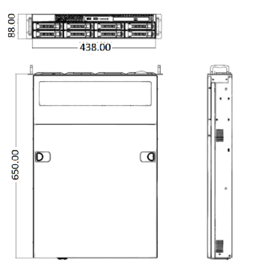 2U12Bay 标准服务器机箱